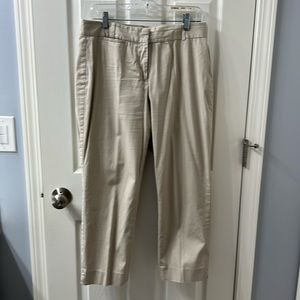 Talbots cropped khakis